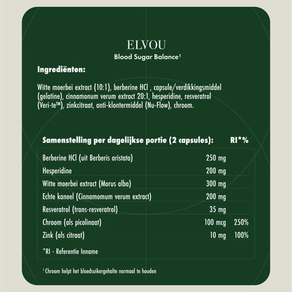 ELVOU Bloodsugar balance Formula