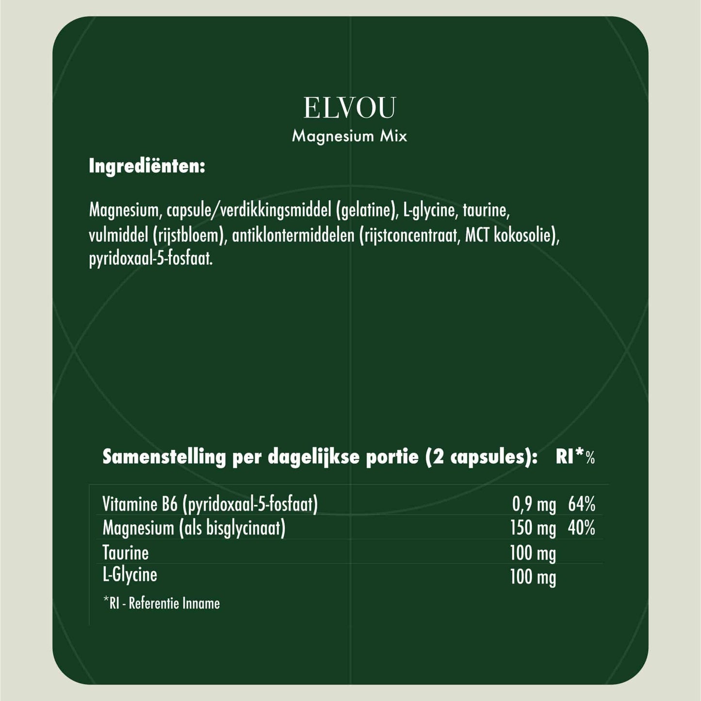 ELVOU Magnesium Mix