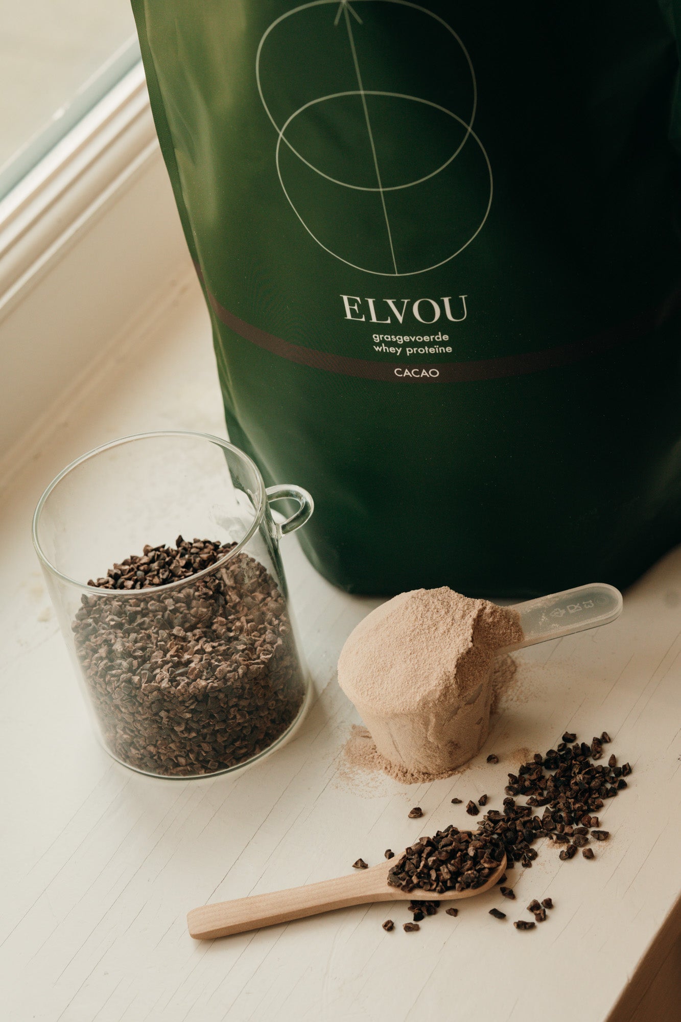 ELVOU GRASGEVOERDE WHEY CACAO