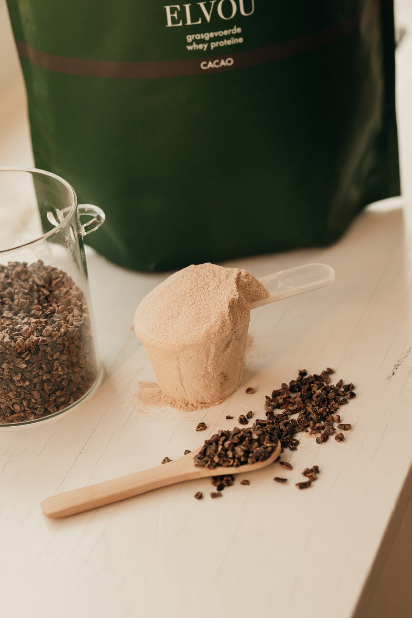 ELVOU GRASGEVOERDE WHEY CACAO
