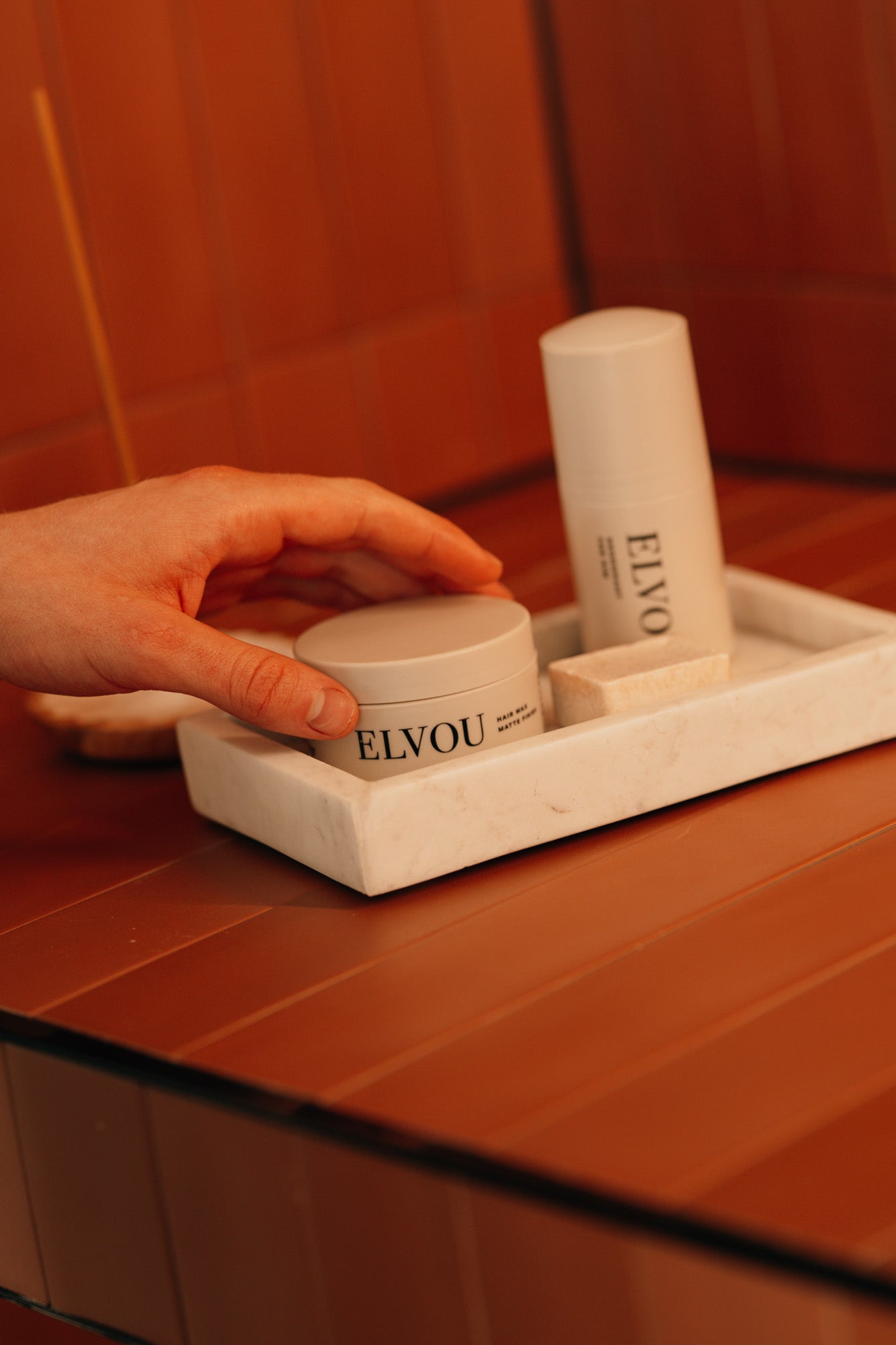 ELVOU Haarwax natuurlijk voor mannen