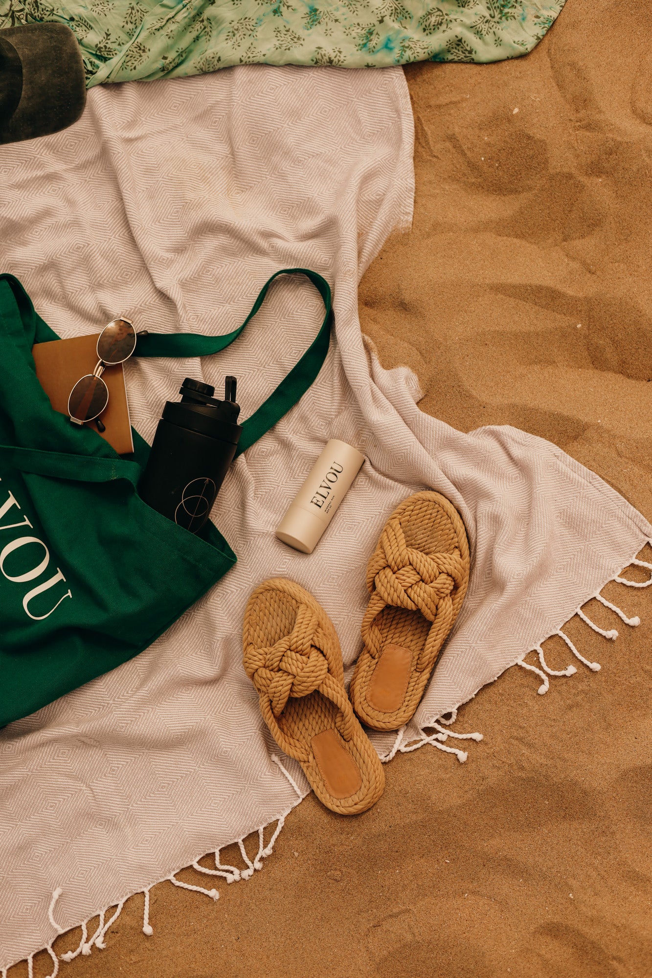 Natuurlijke zonnebrand elvou