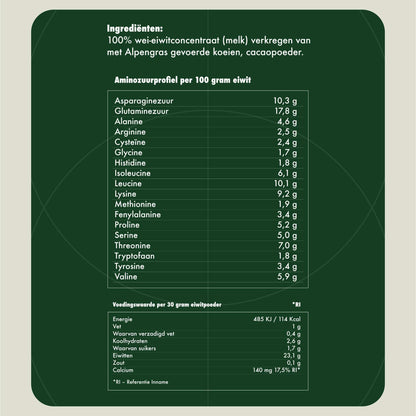 ELVOU Grasgevoerde Whey Cacao