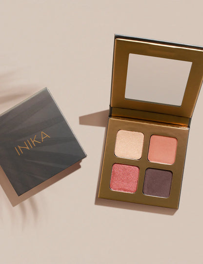 INIKA Eyeshadow Quad Flowers