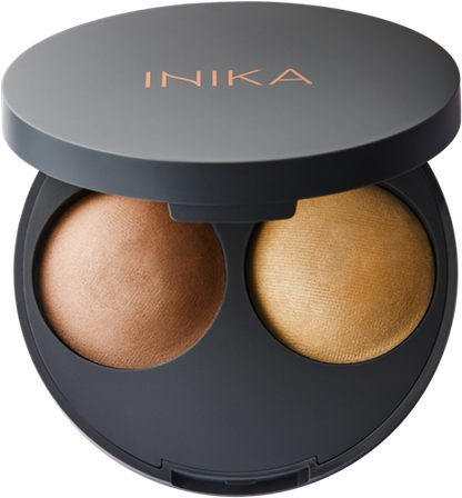INIKA Baked Contour Duo - Almond