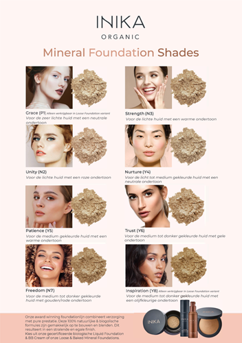 INIKA Loose Mineral Foundation SPF25 Trust