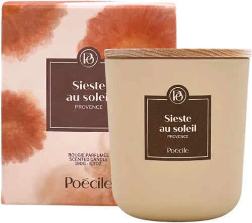 Poécile Candle Sieste au soleil Provence