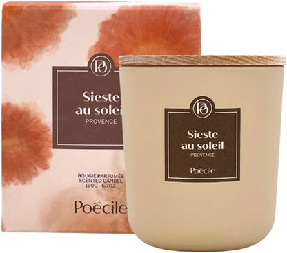 Poécile Candle Sieste au soleil Provence