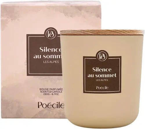 Poécile Candle Silence au sommet Les Alpes